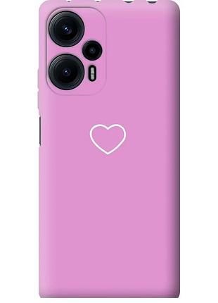Чехол силиконовый на телефон xiaomi poco f5 сердце 2 "4863u-3170-58250"