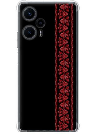 Чехол силикон с усиленными углами на телефон xiaomi redmi note 12 turbo вышиванка 53 "2041sp-3025-58250"