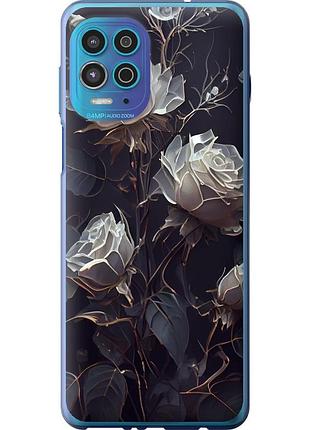 Чохол силіконовий на телефон motorola edge s троянди 2 "5550u-2860-58250"