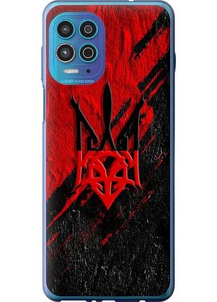Чехол силиконовый патриотический на телефон motorola g100 герб v4 "5293u-2359-58250"