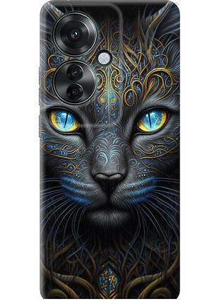 Чехол силиконовый на телефон oppo reno11 f кошка "5548u-3671-58250"