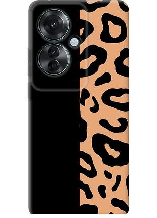 Чехол силиконовый на телефон oppo reno11 f пятна леопарда "4269u-3671-58250"