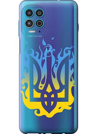 Чехол силиконовый патриотический на телефон motorola g100 герб v1 "5258u-2359-58250"