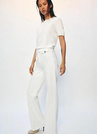 Джинсы zw collection flare с высокой посадкой