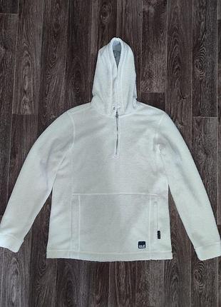 Флисовое зип худи jack wolfskin