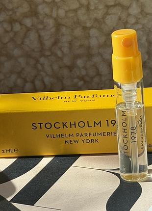 Оригинальный пробник stockholm 1978 vilhelm parfumerie