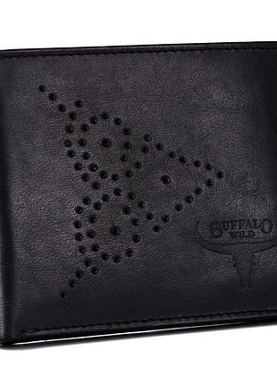 Портмоне мужское buffalo wild n7-02-gg-black