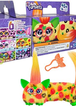 Интерактивная мягкая мини игрушка hasbro furby dj furblets pepp-oh-roni! (g1784)
