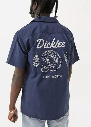 Стильная брендовая мужская рубашка короткий рукав,dickies halma work shirt (размер m) - оригинал.