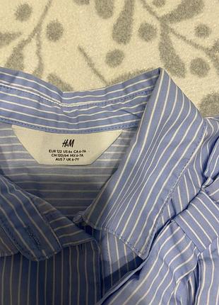 Рубашка сорочка h&m дитяча для дівчинки 2
