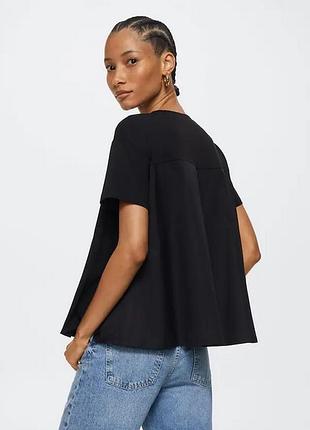Женская блуза mango блузка xl 2xl 3xl 54 56 58 хлопок большой размер