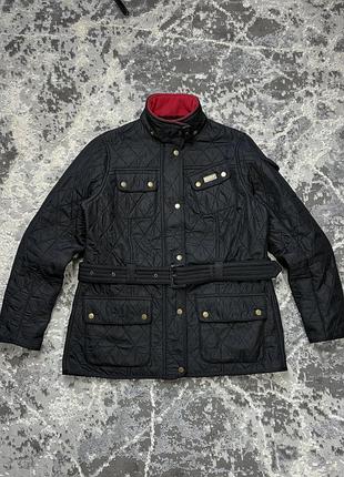 Оригінальна жіноча куртка barbour international viper quilted vintage оригінал в ідеальному стані чорного кольору барбур вінтаж стьганка