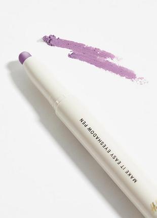 Водостойкий карандаш-тени для век make it easy eyeshadow pen lavender flush h&amp;m лавандовый
