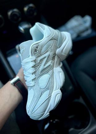 Кроссовки женские new balance 9060 light gray white