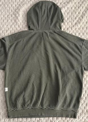 Худі khaki washed 2