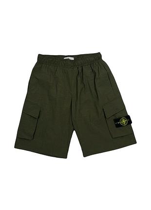 Карго шорты stone island хаки