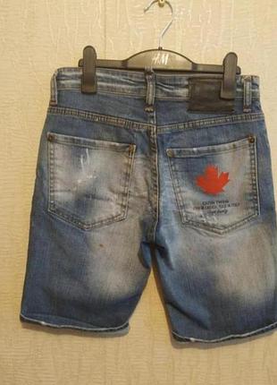 Джинсовые шорты dsquared