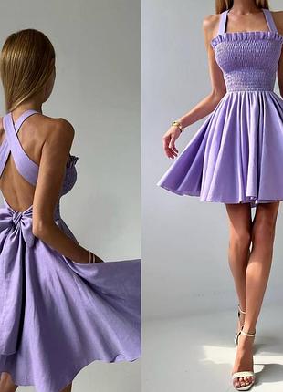 🍸идеальное платье.стильный, роскошный, трендовый лен👗  мод: 1788