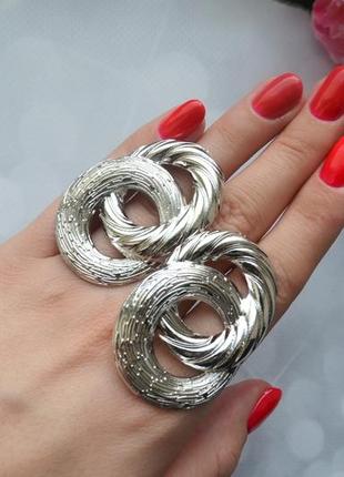 Трендовые серьги-узелки серебро
