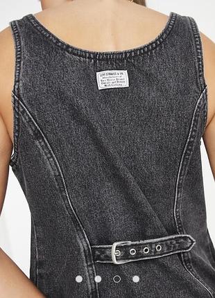 Джинсовое мини платье levi's 2