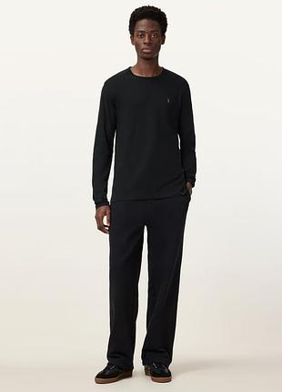 Men’s allsaints brace long sleeve dark gray size: m