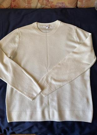 Новый кашемировый свитер uniqlo