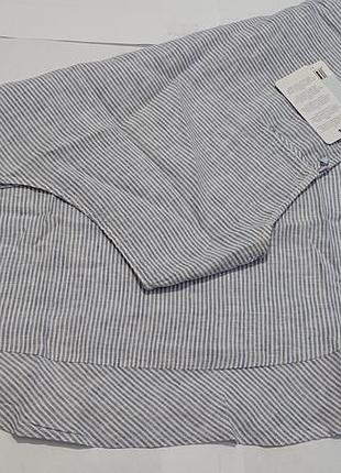 Жіноча блуза mango блузка топ 2xl 3xl 54-56 льон льон великий розмір 4