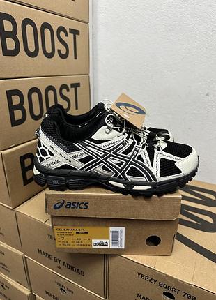 Кроссовки asics gel-kahana 8 fl black white