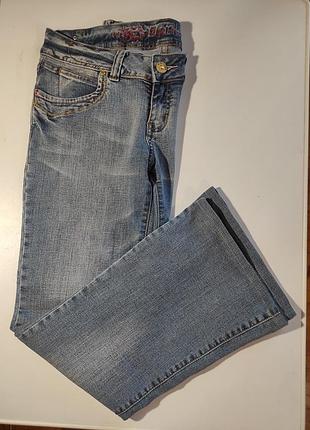 Джинсы женские винтажные бренд duty free jeans (стрейч) оригинал р.14