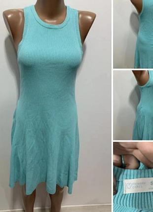Платье в рубчик primark xs -s