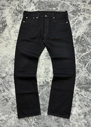 Класичні чоловічі джинси levi’s 501 original чорні в ідеальному стані розмір w38 l34 l/xl стильні левайс левіс y2k sk8 classic