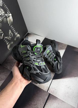 Стильные женские кроссовки adidas vento xlg deluxe black green