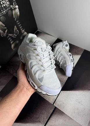 Стильные женские кроссовки nike air max tn plus terrascape white