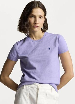 Пуловер, кофта, футболка дрібна в'язка жіноча polo ralph lauren