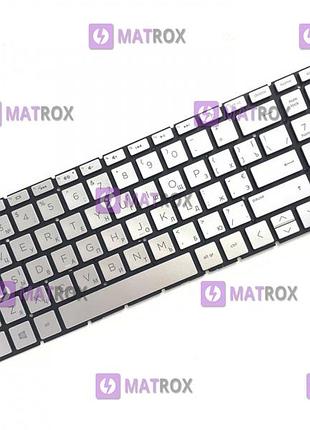 Оригинальная клавиатура для hp pavilion gaming 15-cx, 15-cn, 15-cw, 15-df, 17-by, silver, подсветка