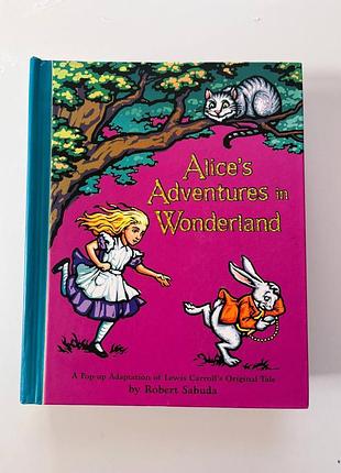 🐇 книга в формате pop-up Льюис кэролл - «alice’s adventures in wonderland» (на английском)