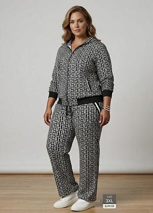 ♥️ базовий костюм на кожен день 2xl-3xl 🌸 легка тканина, стильний лук 💗