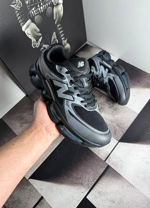 Стильные кроссовки new balance abzorb 2000'black grey'