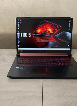 Игровой ноутбук acer nitro an517-51, 15,6" fhd ips, i5-9300h, 16gb, 512gb ssd, nvidia geforce BSDx 1650 4gb