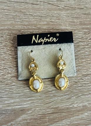 Винтажные серьги napier