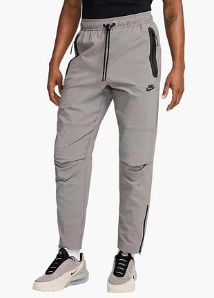 Nike tech woven grey штаны