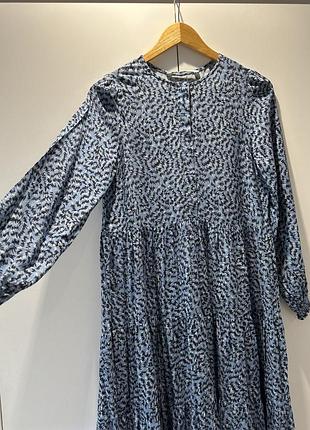 Сукня zara міді вільного крою 7