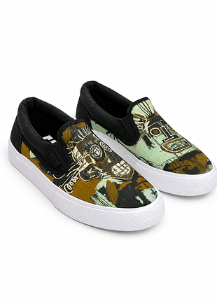 Слипоны мужские dc shoes basquiat x manual slip on текстиль размер 40.5