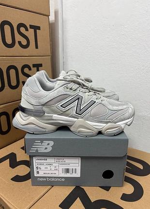 Кроссовки new balance 9060 silver metallic grey