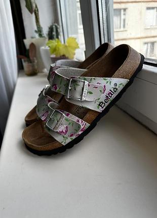 Birkenstock by betula оригинальные ортопедические шлепанцы,сланцы