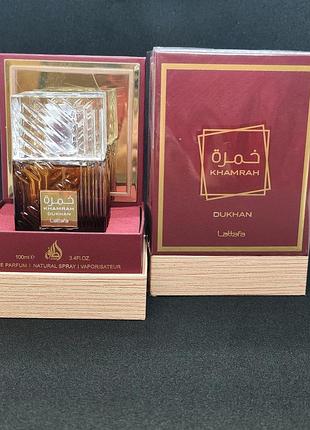 Хамра дукхан 100 мл khamrah dukhan lattafa perfumes духи мужские латафа дукхан 100 мл