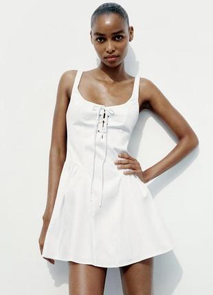 Сарафан білий zara