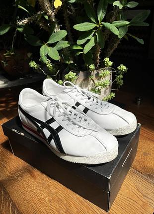Onitsuka tiger corsair оригинальные ретро кроссовки белые кожаные 47 размер