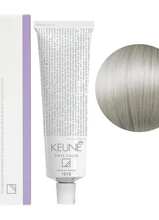 Устойчивая краска для волос keune tinta color ultimate 1519 super matt blonde 60 мл