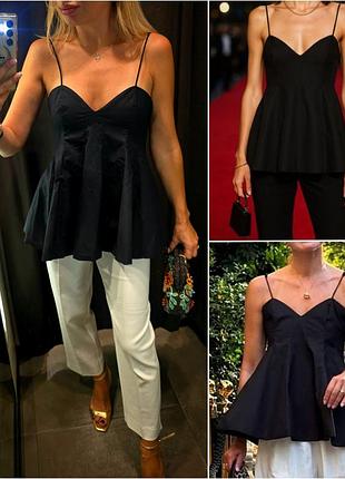 Топ с баской zara зара.